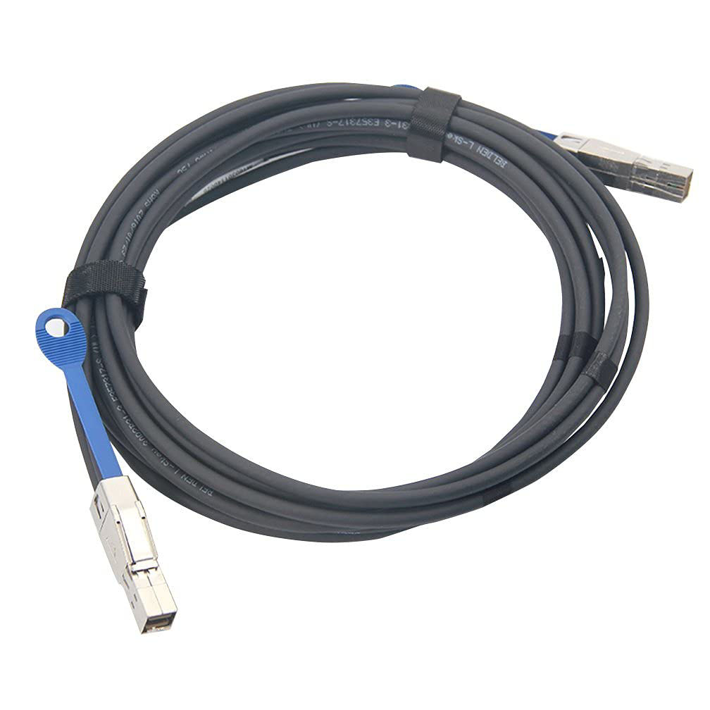 CY Mini SAS HD sff-8644 aan Interne SAS HD sff-8643 PCBA Vrouwelijke Adapter Dubbele Havens met Lage Profielsteun
