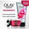 Picture of Face Wash by Olay Regenerist Advanced Anti-Aging Pore Scrub Cleanser (5.0 Oz) and Micro-Sculpting Face Moisturizer Cream (1.7 Oz) Skin Care Duo Pack, Total 6.7 Ounces Packaging may Vary