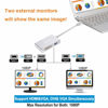 Picture of MONODEAL USB C to HDMI/DVI/VGA Adapter, 4 in 1 USB 3.0 Type-C Hub VGA/HDMI/DVI Video Adapter, 4K UHD Male to Female Multi-Display Video Converter