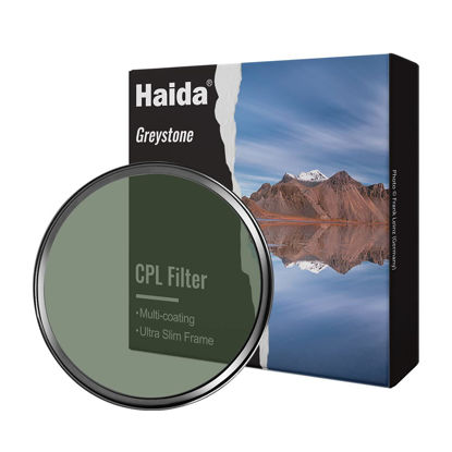 Picture of Haida Greystone CPL Filter Optical Glass Multi-Coating Nano Coating Waterproof Scratch Resistant SLR Camera Lens Circular Polarizer Filter（67MM）