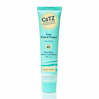 Picture of COTZ Face Prime & Protect Non-Tinted Mineral Sunscreen and Facial Primer Broad Spectrum SPF 40; PA++++ 1.5 oz / 42.5 g.