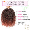 Picture of Fulcrum Goddess Locs Crochet Hair 10 Inch, 8 Packs New Goddess Faux Locs Crochet Hair for Black Women, River Locs Crochet Hair with Curly Ends (10Inch (Pack of 8), T350#)