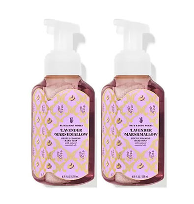 Picture of Bath & Body Works Lavender Marshmallow Gentle Foaming Hand Soap 8.75 Ounce 2-Pack (Lavender Marshmallow)