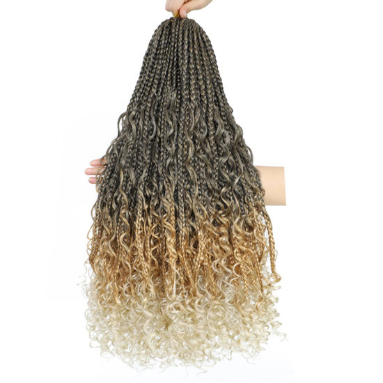 GetUSCart- Goddess Box Braids Crochet Hair 10 Inch 8 Packs Pre