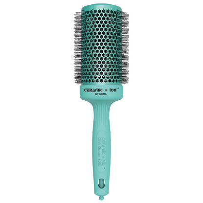 Picture of Olivia Garden Ceramic + Ion Round Thermal Hair Brush (not electrical), Blossom special edition