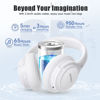 Picture of Bluetooth Headphones Over Ear,BERIBES 65H Playtime and 6 EQ Music Modes with Microphone,HiFi Stereo Foldable Lightweight Wireless Headset,Deep Bass for Home Office Cellphone PC Etc.(White)