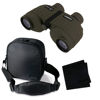 Picture of STEINER Military-Marine 8x30 Green Binoculars (2033) with Premium Padded Small Black Binocular Case for 8x30/6x30/7x35 Models (605) and Black Microfiber Cleaning Cloth