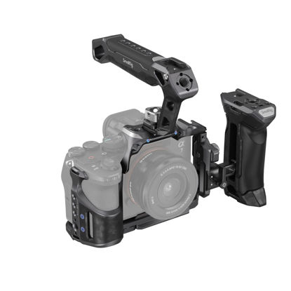 Picture of SmallRig A7 IV Cage with Top Handle, Clamp for HDMI Cable and Side Handgrip, Advanced Kit for Sony Alpha 7R V/Alpha 7 IV/Alpha 7S III - 3710