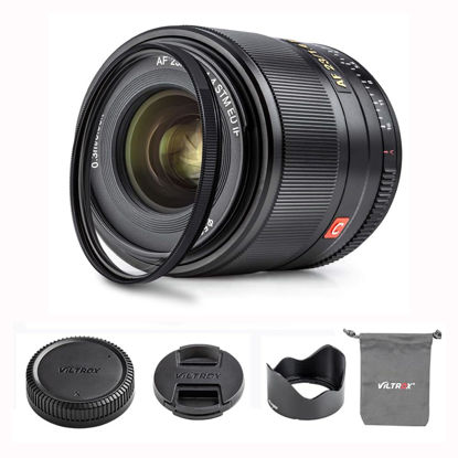 Picture of VILTROX 23mm f/1.4 F1.4 E Auto Focus Lens for Sony E-Mount Camera,Wide Angle Camera Lens for Sony A7 A7R A7C A7II A7RII A7SIII A7III A7RIII A7RIV A9 A6600 A6500 A6400 A6300 A6100 A6000 A5100