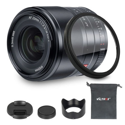 Picture of VILTROX 23mm f/1.4 F1.4 E Lens Large Aperture STM APS-C Auto Focus Lens for Sony E-Mount Camera A7 A7R A7C A7II A7RII A7SIII A7III A7RIII A7RIV A9 A6600 A6500 A6400 A6300 A6100 A6000 A5100