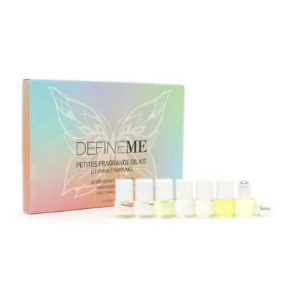 Picture of DefineMe Mini Perfume Gift Set, Pack of 7 Scents, Rollerball Roll-on Natural Perfume for Women