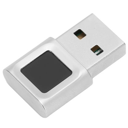 Picture of USB Fingerprint Reader for Windows Hello, Portable Security Key Biometric Fingerprint Scanner 0.5 Seconds 360 Degree Detection, for Win 10/11 32/64 Bits