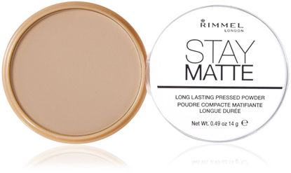 Picture of Rimmel Stay Matte Pressed Powder, Transparent [001], 0.49 oz (Pack of 5)