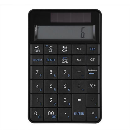 Picture of Mini 2.4G USB Wireless 2 in 1 29 Keys Numeric Keypad Keyboard & Calculator with LCD Display