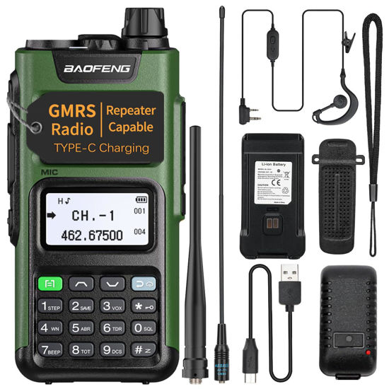 Baofeng UV-5X GMRS Radio, 5W, Repeater Capable