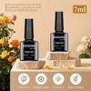 Picture of JODSONE Gel Nail Polish kit 60 PCS with 5 Bottles of Base and Glossy Matte Top Coat Soak off Gel Nail Set Suitable for All Seasons Gel Polish Gifts