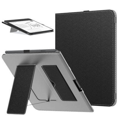 Picture of MoKo Case for 10.2“ Amazon Kindle Scribe 2022 Release-1st Generation, Slim PU Shell Leather Cover Case with Auto-Wake/Sleep for Kindle Scribe e-Reader 2022, Black
