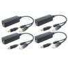 Picture of ANVISION 4-Pack 5V PoE Splitter, 48V to 5V 2.4A Adapter, Plug 3.5mm x 1.35mm, 5.5mm x 2.1mm Connector, IEEE 802.3af Compliant, for IP Camera and More