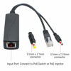 Picture of ANVISION 4-Pack 5V PoE Splitter, 48V to 5V 2.4A Adapter, Plug 3.5mm x 1.35mm, 5.5mm x 2.1mm Connector, IEEE 802.3af Compliant, for IP Camera and More