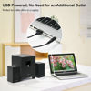 Picture of OROW S211 New USB-Powered 2.1 Multimedia Speakers System with Subwoofer,16W Computer Speakers,Strong Bass,3.5mm Audio Inputs,Great for PC/PS4/TV (Wooden)