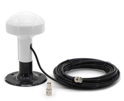 Picture of NEWASHAN Marine GPS Antenna Aerial Replacement for Garmin GPSMAP GDU GNC NavTalk Pilot StreetPilot AIS Boat Ship Navigation Receiver Fishfinder Sounder+26ft Cable TNC Connector+BNC Adapter+Mount Base