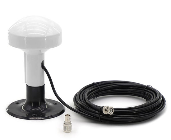 Picture of NEWASHAN Marine GPS Antenna Aerial Replacement for Garmin GPSMAP GDU GNC NavTalk Pilot StreetPilot AIS Boat Ship Navigation Receiver Fishfinder Sounder+26ft Cable TNC Connector+BNC Adapter+Mount Base