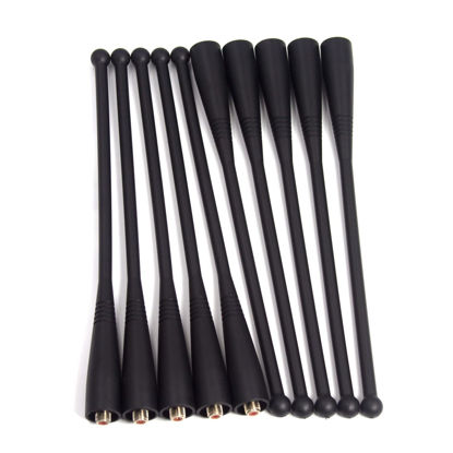Picture of (10-Pack) UHF 806-941MHz Whip Antenna for Motorola HT1000 HT2000 XTS1500 XTS2500 XTS3000 XTS3500 JT1000 MTX800 MTX850 MTS2000 Portable Two Way Radio