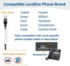 Picture of Arama Phone Headset with Microphone Noise Cancelling, RJ9 Office Telephone Headsets Compatible with Yealink T20P T21P T26P T23G T46G T48G T42S T46S Avaya 1608 9608 Grandstream Aastra (Monaural A200Y1)