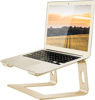 Picture of Orionstar Laptop Stand Aluminum Laptop Riser Compatible with Mac MacBook Air Pro 10 to 15.6 Inch Notebook Computer, Ergonomic Elevator Holder (Gold)