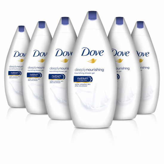 Picture of Dove Deep Moisture Deeply Nourishing Body Wash 500ml Pack of 6