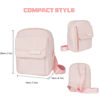 Picture of TULLIO Camera Bag Small for Photographer Canvas Camera Sling Bag Waterproof Dslr Camera Case Pink for Women Lightweight Compatible with Nikon Sony