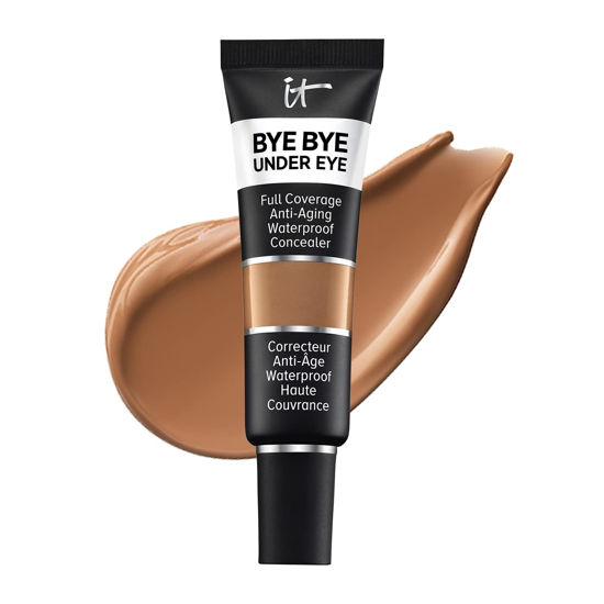 Picture of IT Cosmetics Bye Bye Under Eye Full Coverage Concealer - for Dark Circles, Fine Lines, Redness & Discoloration - Waterproof - Anti-Aging - Natural Finish - 40.5 Deep (C), 0.4 fl oz