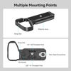 Picture of SmallRig Baseplate for Sony Alpha 6700, Bottom Mount Plate Built-in Quick Release Plate for Arca, Supporting Quick Switch Between Tripod and Stabilizer (DJI RS 2 / RSC 2 / RS 3 / RS 3 Pro) - 4338