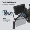 Picture of SmallRig Articulating Magic Arm with NATO Clamp and 1/4"-20 Screw (with Retractable Pins), 360 Degree Rotation, Max Load of 12 Ib Magic Arm for Field Monitor, Camera and Lights 3875