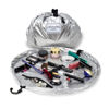 Picture of Lay-n-Go Cosmo Drawstring Cosmetic & Makeup Bag Organizer, Toiletry Bag for Travel, Gifts, and Daily Use, 20 inch, Metallic Silver