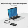 Picture of Plugable Thunderbolt 4 Cable with 240W Charging, Thunderbolt Certified, 3.3 Feet (1M),1x 8K Display, 40 Gbps, Compatible with USB4, Thunderbolt 3, USB-C - Driverless