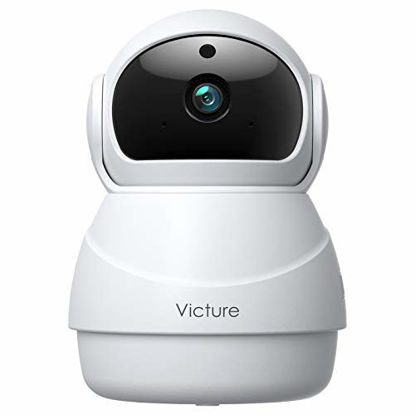 Picture of [2021 Upgraded] Pet Camera,Victure Home Wi-Fi IP Camera Indoor, Pan/Tilt, Works with Alexa, Motion Detection & Tracking, Sound Detection, Two-Way Audio/Night Vision/Cloud Service ,App Victure Home