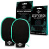 Picture of Dermasuri Deep Exfoliating Mitt Body Scrub - Exfoliating Glove Body Scrubber & Skin Cleanser - Body Scrub Gloves for Women & Men - Skin Exfoliator for Body Tool Remover of Dead & Dry Skin Pack of 2