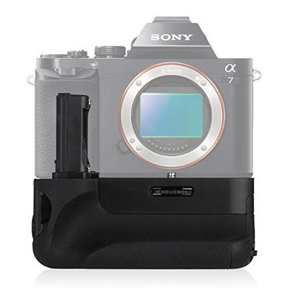 Picture of Powerextra VG-C1EM Battery Grip Replacement for Sony Alpha A7/A7S/A7R Digital SLR Camera Work with NP-FW50 Battery