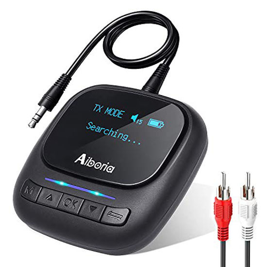 GetUSCart- Aiboria Bluetooth 5.0 Transmitter Receiver for TV PC
