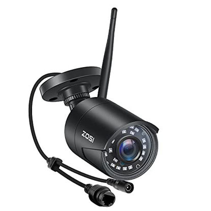 Picture of ZOSI ZG2322M Add-on Camera, 1080P Wireless Security Cameras Outdoor Indoor, H.265+ 2MP Auto Match IP Cameras, Only Compatible with ZOSI NVR Network Video Recroder System(Model:ZR08JP)?