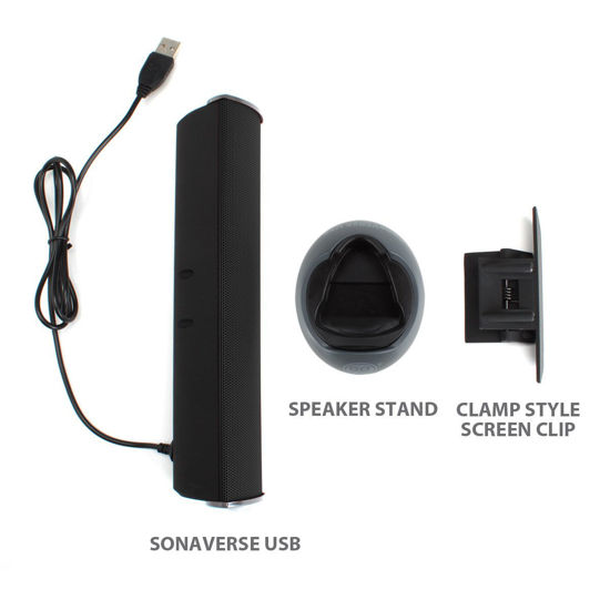 GetUSCart- GOgroove SonaVERSE USB Speakers for Laptop Computer - USB ...
