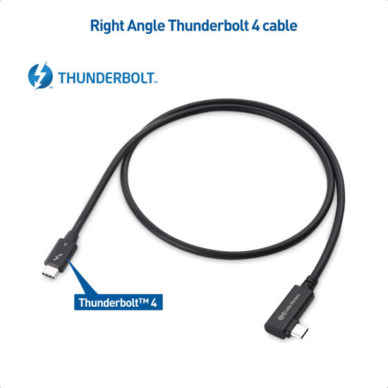 GetUSCart Cable Matters [Intel Certified] 40Gbps Right Angle