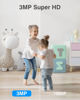 Picture of ANNKE Crater 2-2K WiFi Pan Tilt Smart Security Camera, Upgraded 3MP Baby/Pet Monitor, Indoor Camera 360-degree with Two-Way Audio, Human Motion Detection, Cloud & SD Card Storage, Works with Alexa