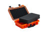 Picture of MEIJIA Portable All Weather IP67 Waterproof Protective Hard Case, Small Camera Case,Dry Case with Customizable Foam,Fit Use of Drones, Camera,Equipments, 11.65 ”x8.35”x3.78”(Orange)