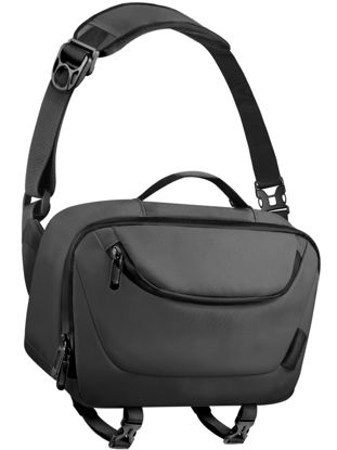 Picture of TAAOKA Camera Sling Bag,Waterproof Camera Case with Tripod Holder,DSLR/SLR/Mirrorless Camera Bags Crossbody for photographers
