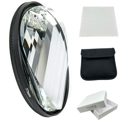 Picture of Camera Filter Accessories 77mm Linear Glass Prism, Foreground Blur, Repeated Color Images, Glass Prism Special Effects Filter, LENS0002