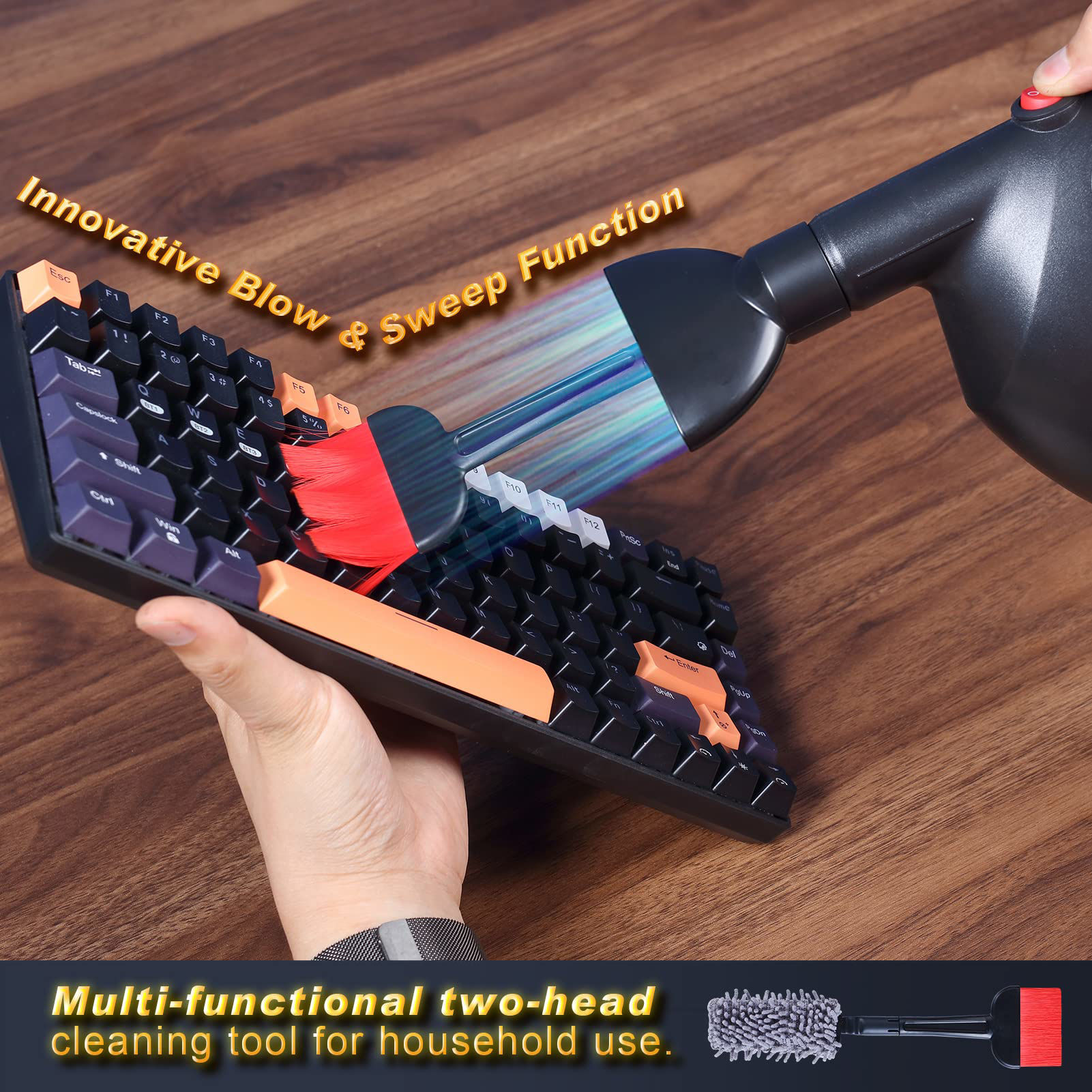 GetUSCart Compressed Air Duster 31m/s, 70 MPH Blowing Force