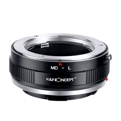 Picture of K&F Concept Lens Mount Adapter MD-L Manual Focus Compatible with Minolta Rokkor (SR/MD/MC) Lens to L Mount Camera Body