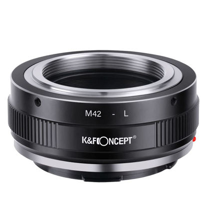 Picture of K&F Concept Lens Mount Adapter M42-L Manual Focus Compatible with M42 Lens to L Mount Camera Body
